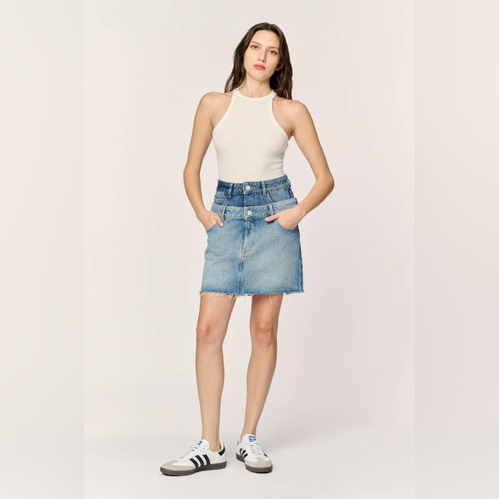 NWOT Urban Outfitters Warp & Weft Hav Denim Skirt